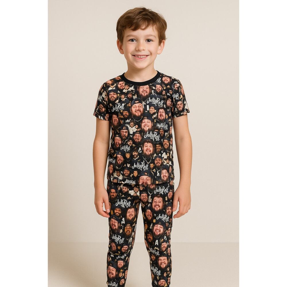 MSRP $59 ✨ Jelly Roll Toddler Pajamas – Size 7T | Super Soft Jersey Knit ✨